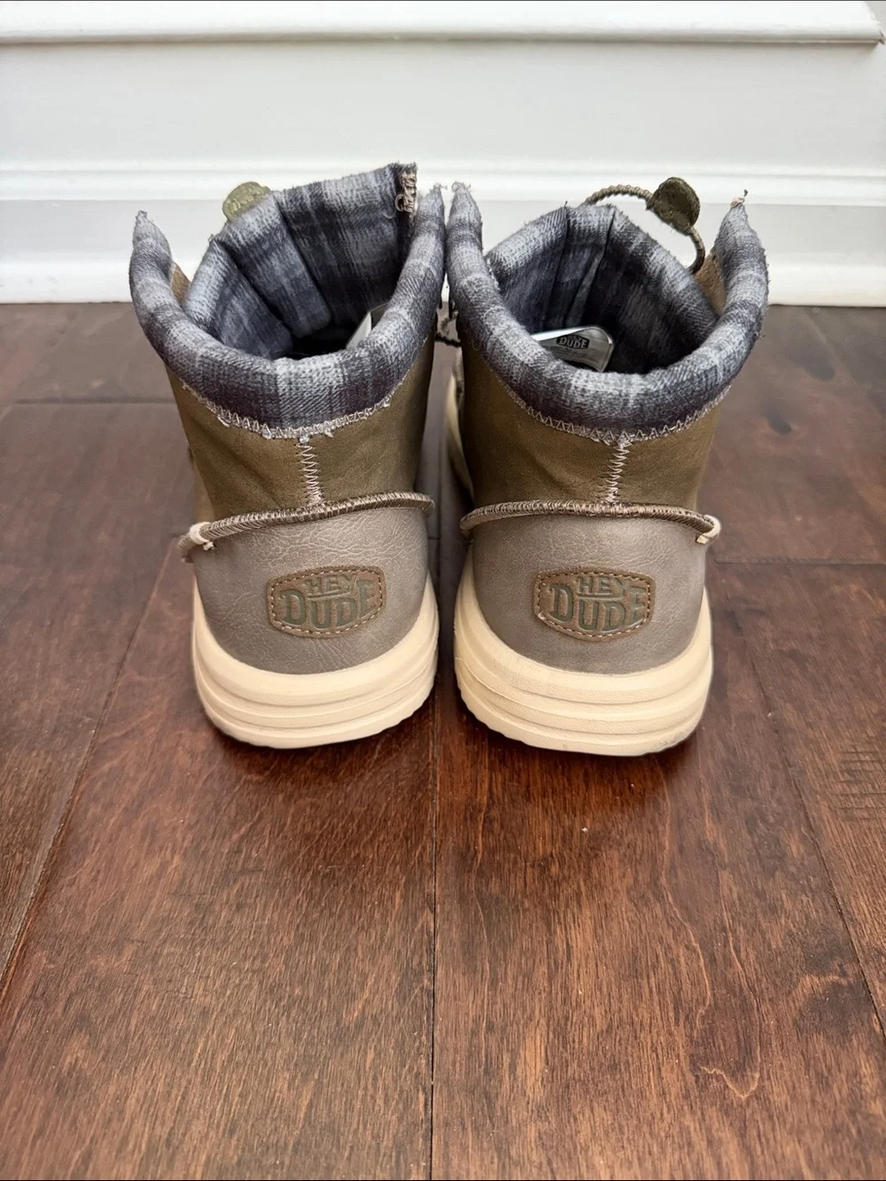 Hey Dude Bradley Classic Boots Mens 12 Tan Walnut Chukka Lightweight Comfort